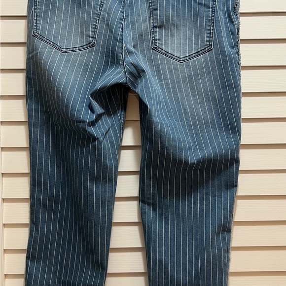 Wit & Wisdom Striped High Waist Ankle Jean Sz 10 - Picture 3 of 6